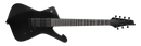 Ibanez Iceman ICTB721 Iron Label 7-String Electric Guitar - Black Flat