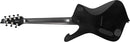 Ibanez Iceman ICTB721 Iron Label 7-String Electric Guitar - Black Flat