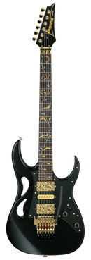 Ibanez PIA3761XB Steve Vai Signature 6str Electric Guitar w/Case - Onyx Black