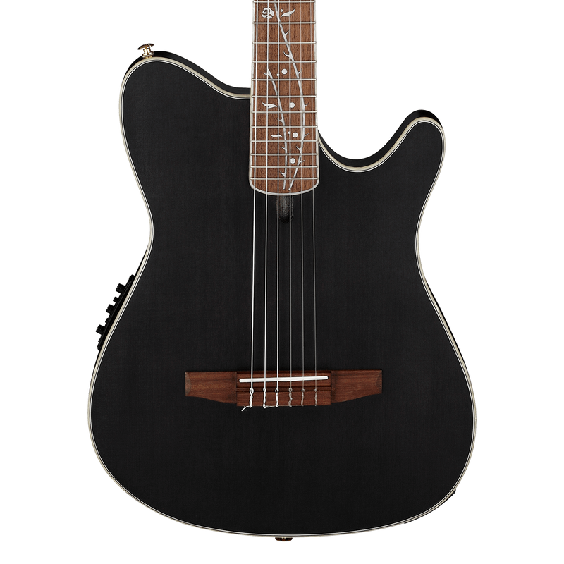 Ibanez TOD10N Tim Henson Signature Nylon Acoustic-Electric Guitar - Transparent Black Flat