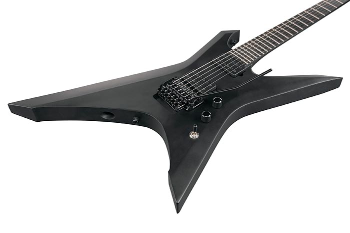 Ibanez Xiphos Iron Label 6-String Electric Guitar - Black Flat