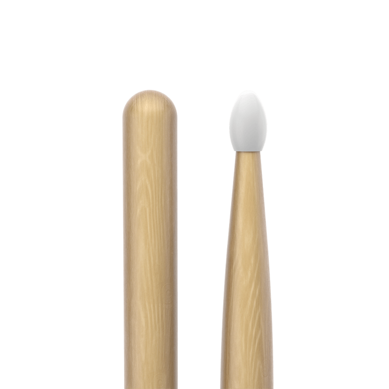 ProMark Classic Forward 5A Hickory Drumstick, Oval Nylon Tip