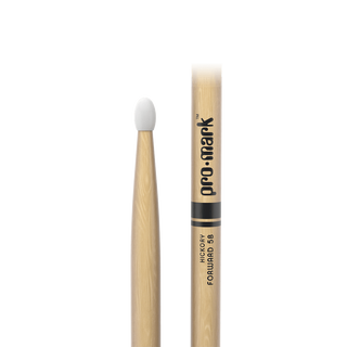 ProMark Classic Forward 5B Hickory Drumstick, Oval Nylon Tip