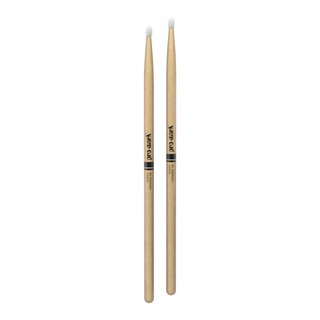 ProMark Classic Forward 5B Hickory Drumstick, Oval Nylon Tip